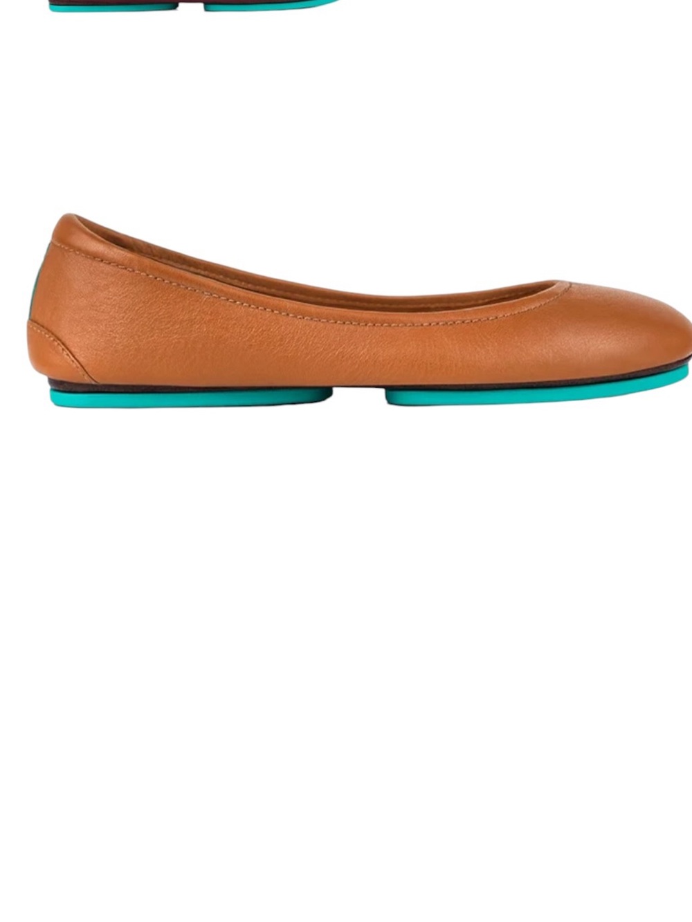 Tieks by Gavrieli Ballet Flats Womens Sz 8 Chestnut Brown Leather Foldable Fall